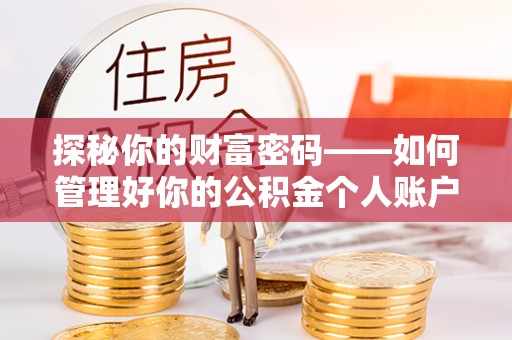 新沂探秘你的财富密码——如何管理好你的公积金个人账户信息