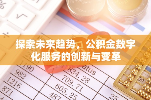 新沂探索未来趋势，公积金数字化服务的创新与变革