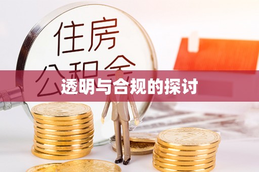 新沂透明与合规的探讨
