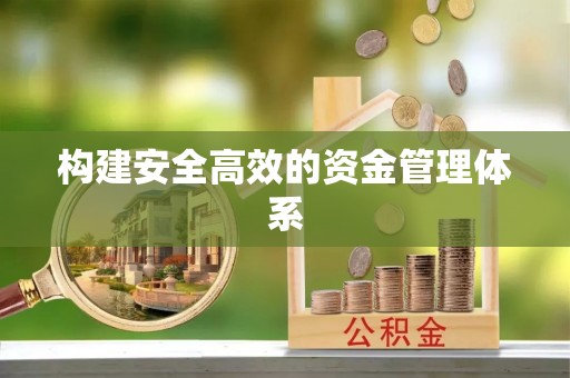 新沂构建安全高效的资金管理体系