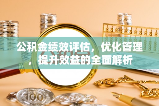 新沂公积金绩效评估，优化管理，提升效益的全面解析