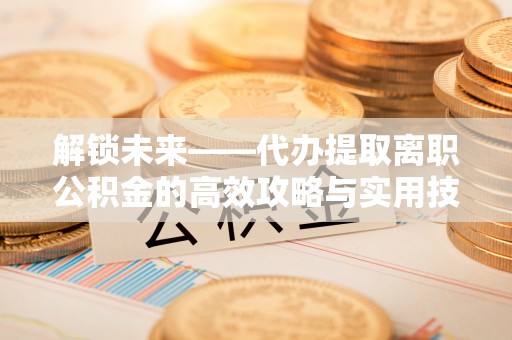 新沂解锁未来——代办提取离职公积金的高效攻略与实用技巧